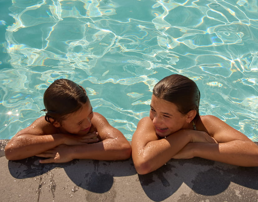 kids in pool