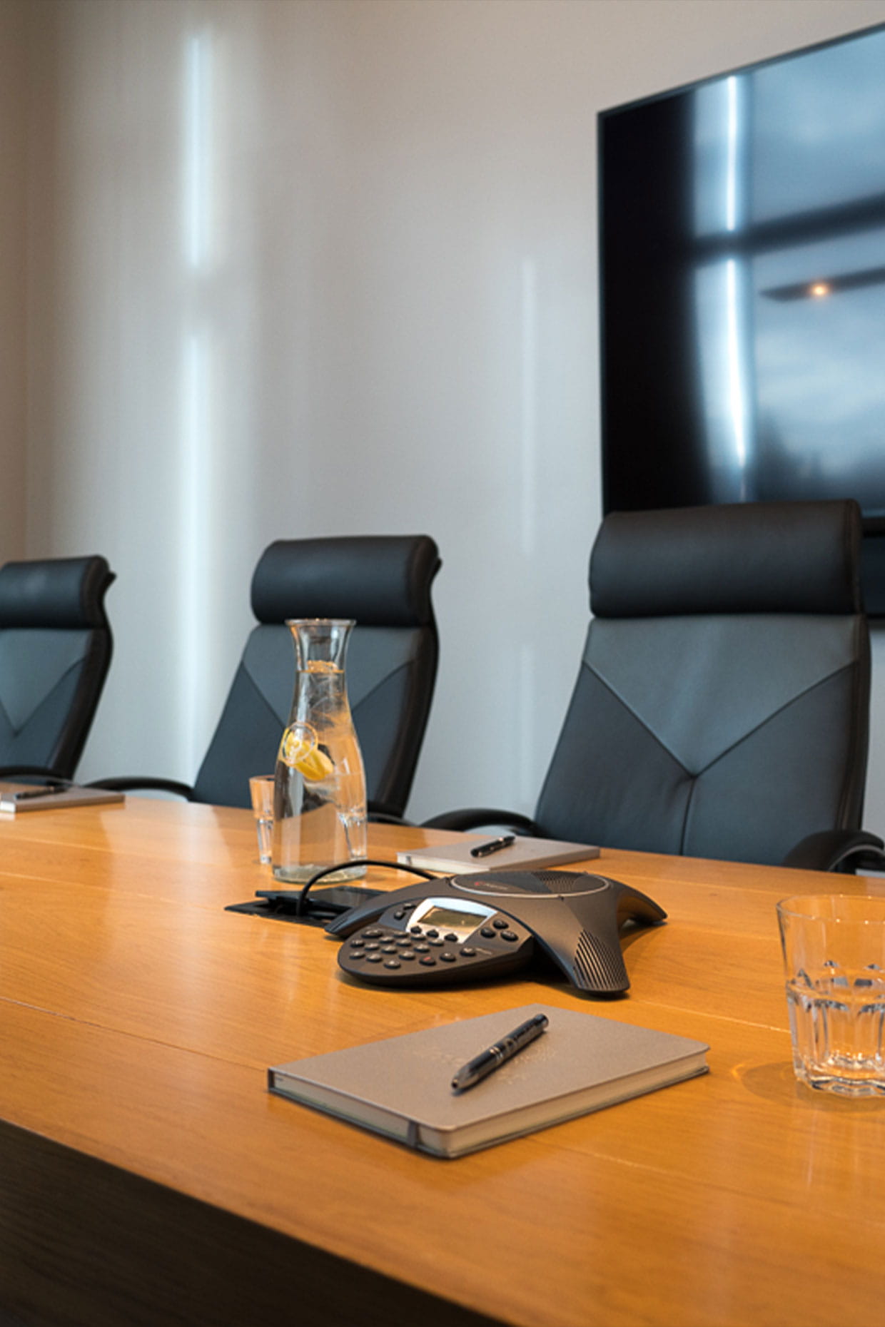 Chairs in conference room in Ketchum