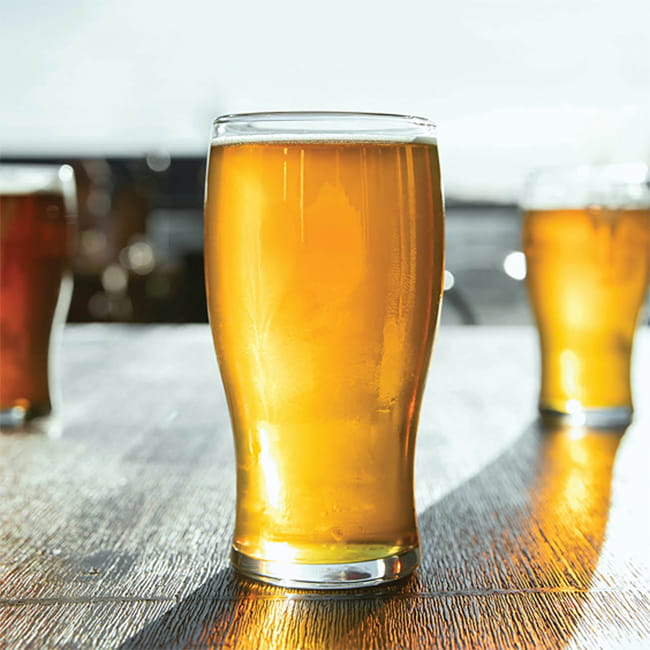 beers on table outside