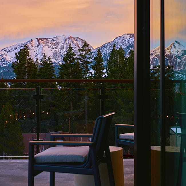 balcony in guest room