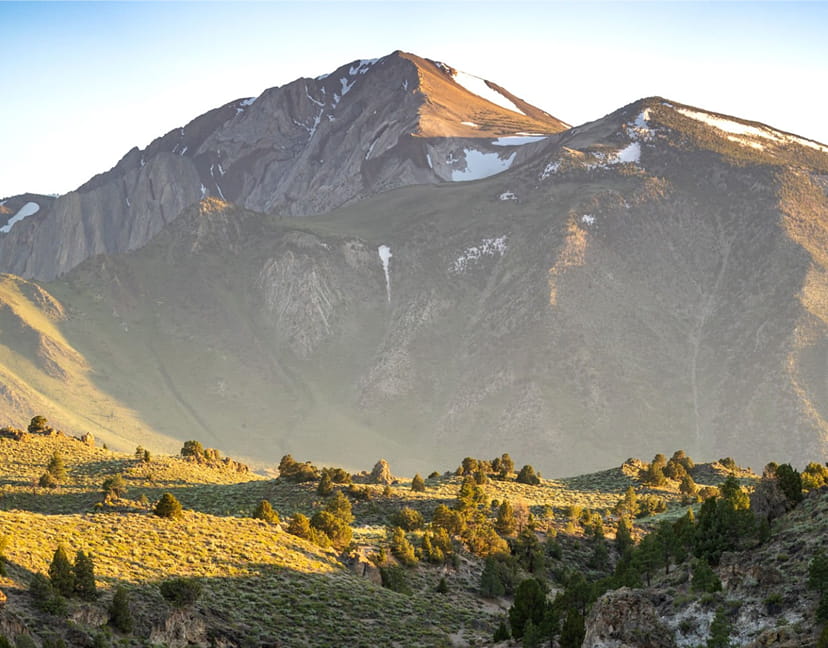 mountains in summer