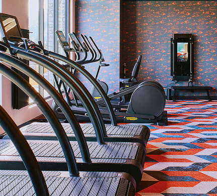 fitness center room at limelight mammoth