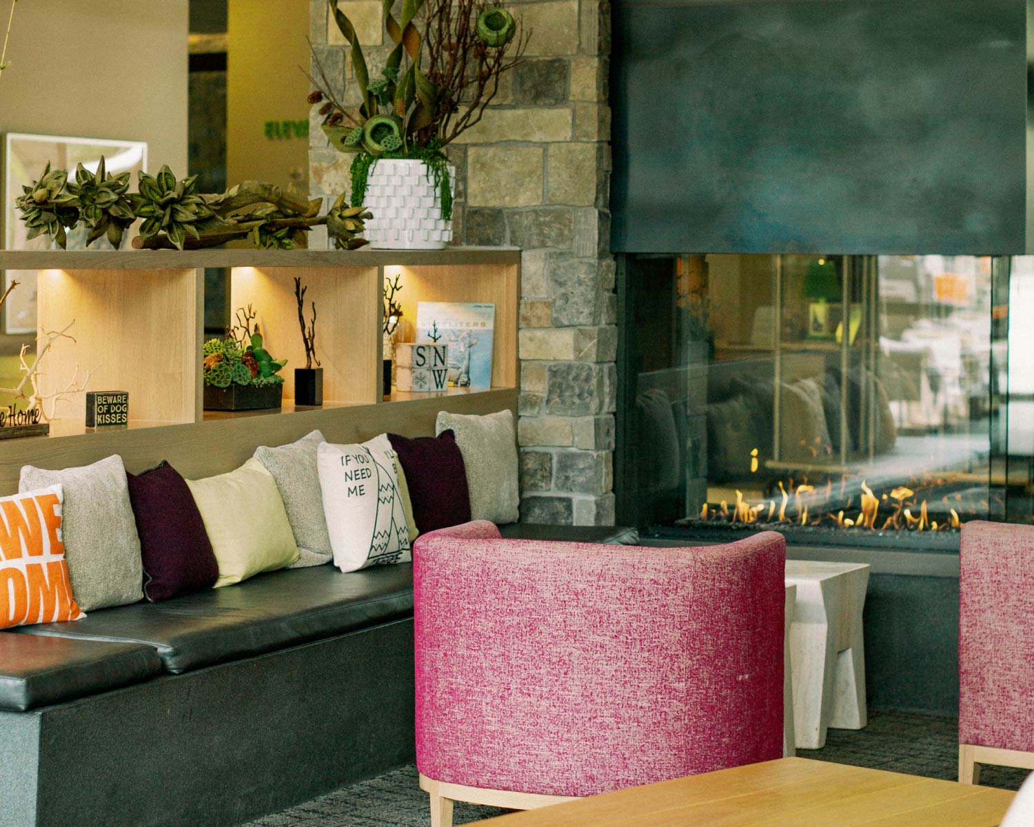 lounge area of hotel