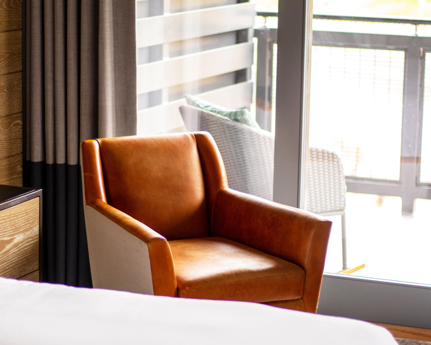 chair in guestroom