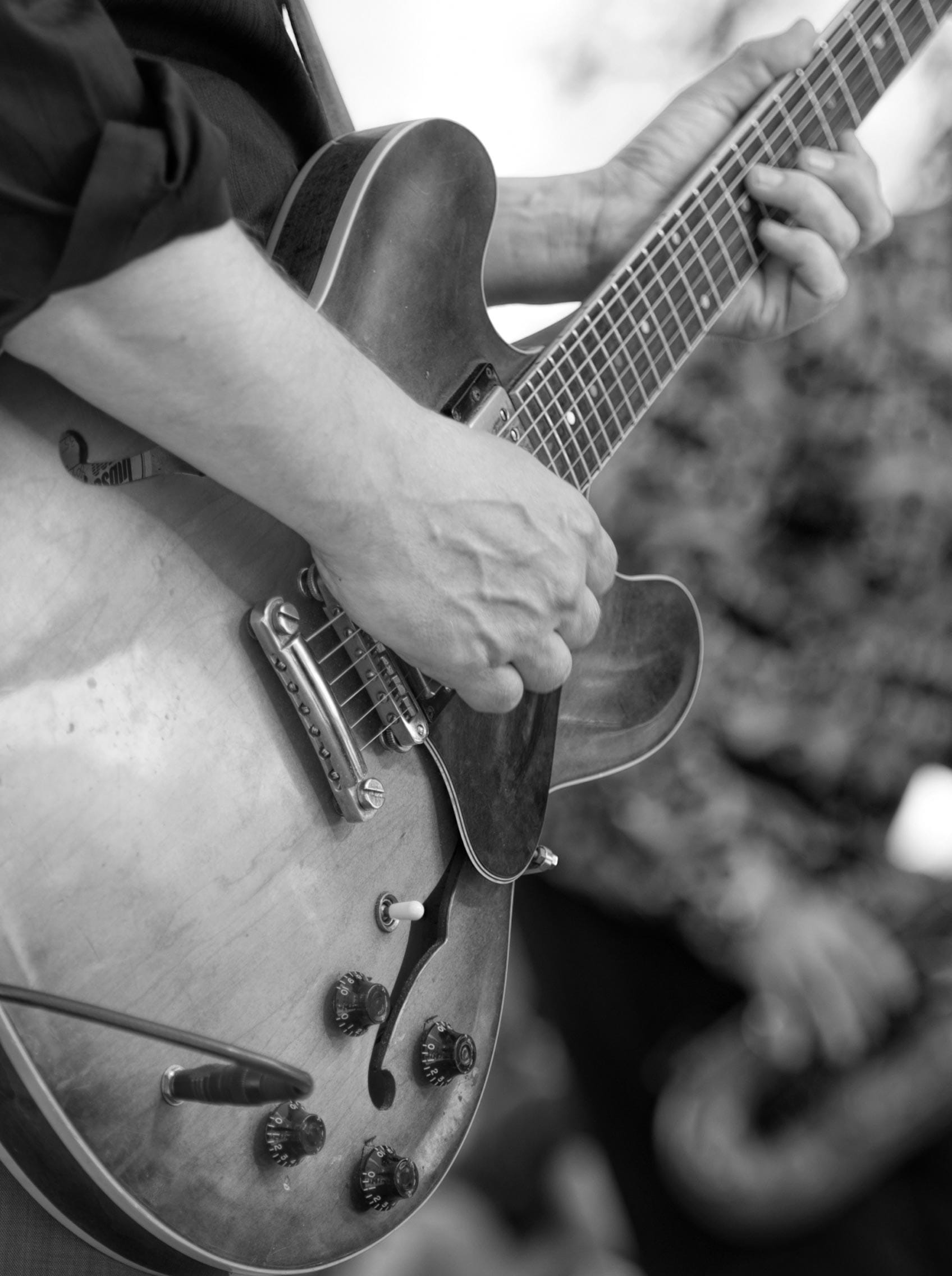 man playing guitar