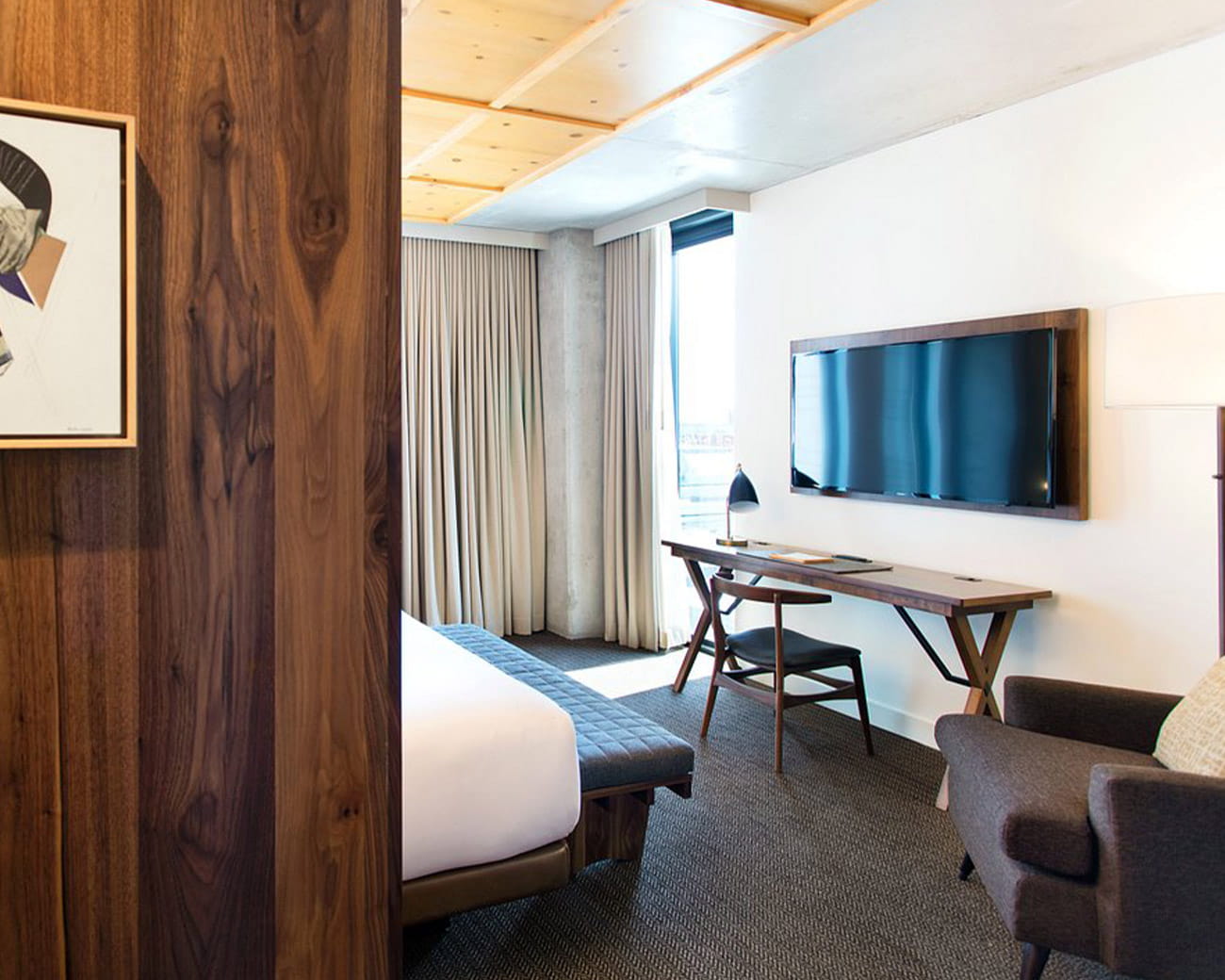 Luxury King room at Limelight Denver