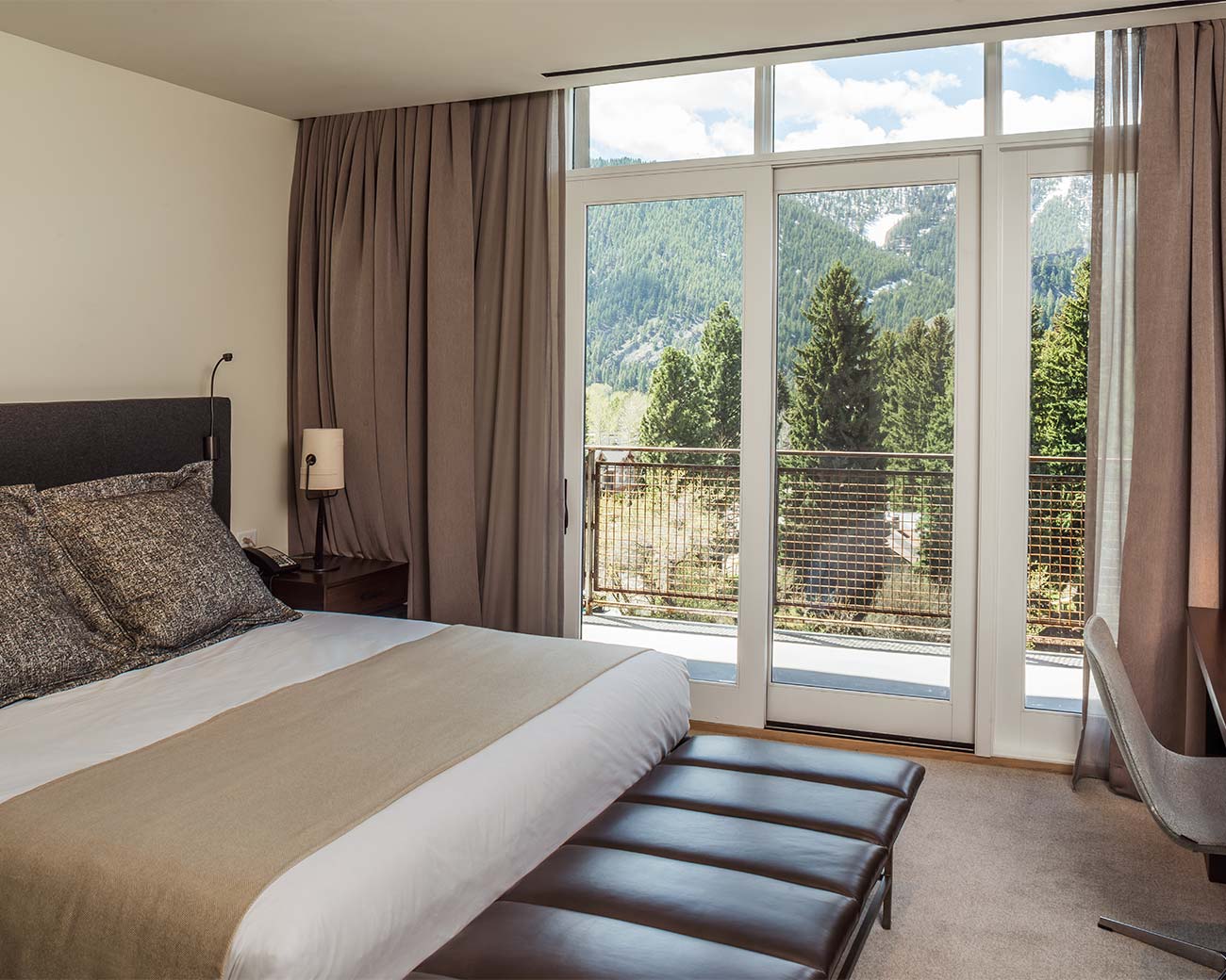 Terrace room at Limelight Ketchum