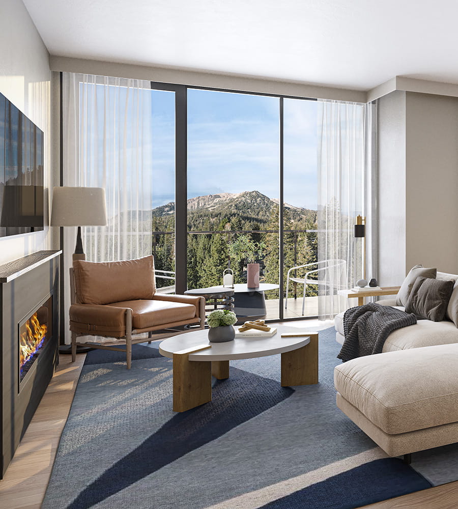 living room in residence