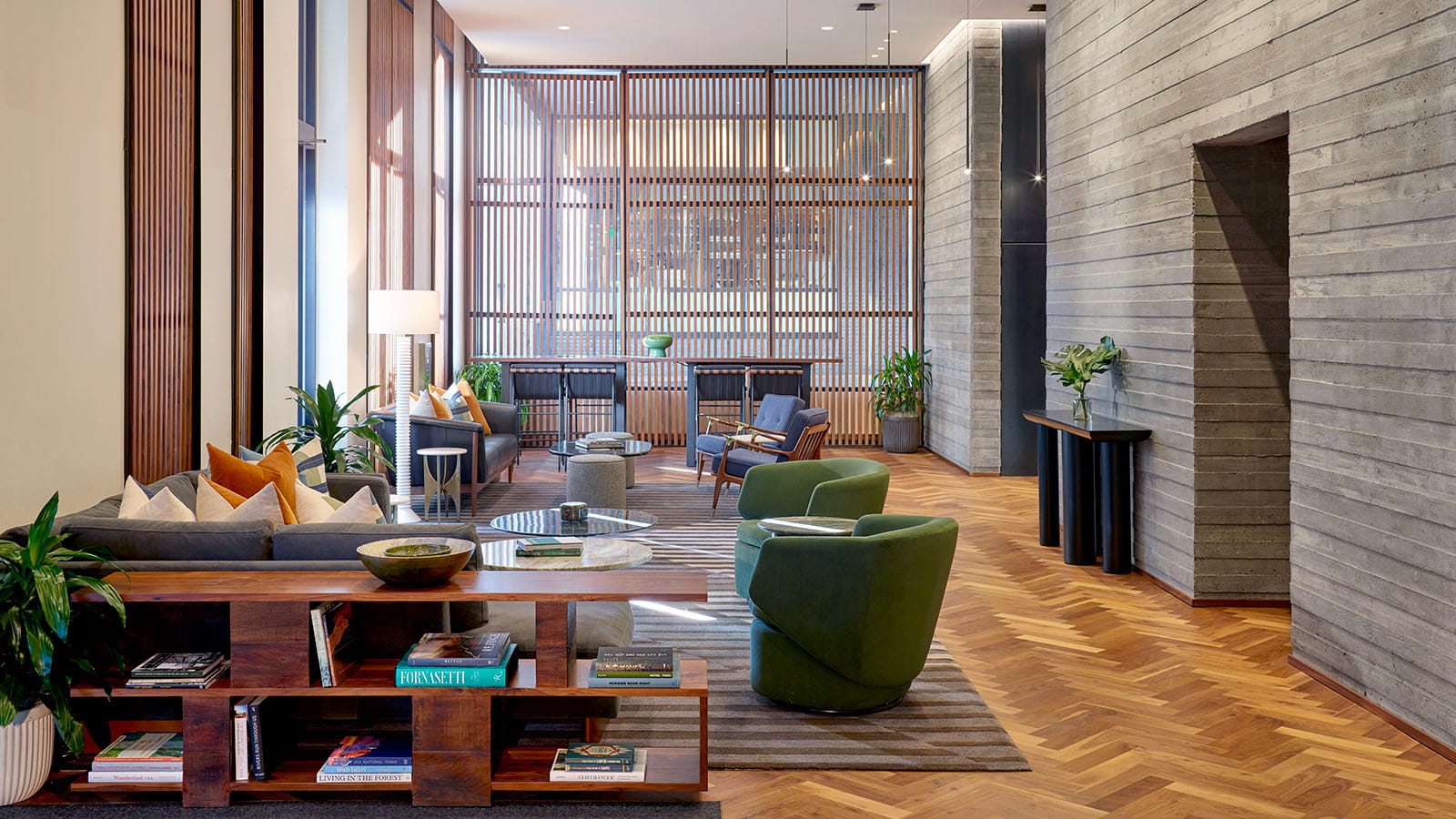 lobby seating area of limelight denver