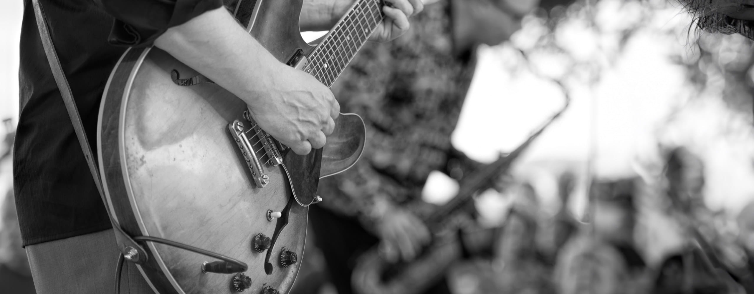 man playing guitar