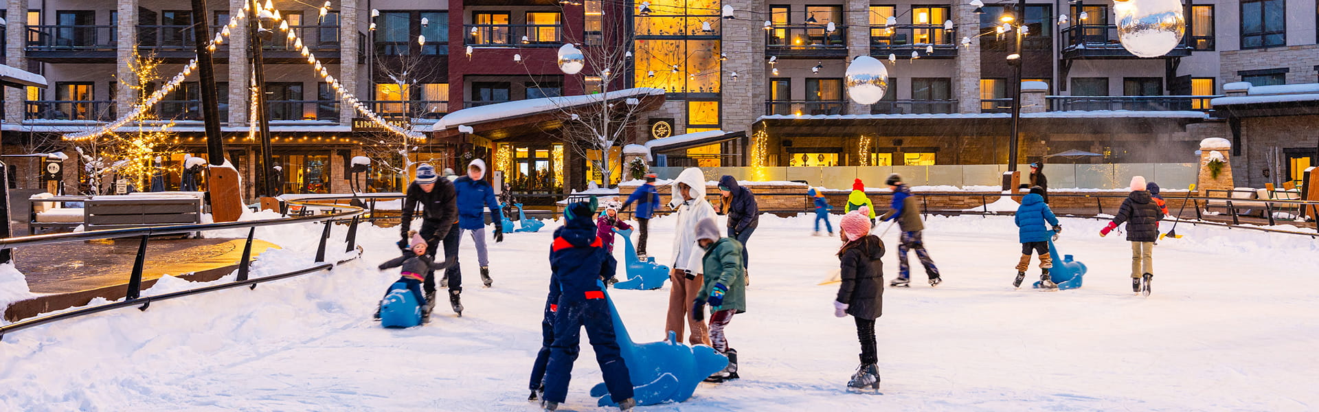 ice rink at limelight snowmass